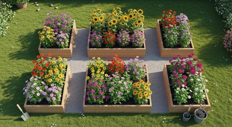 Raised Bed Cut Flower Garden Layout: Ideas for a Colorful & Productive Garden