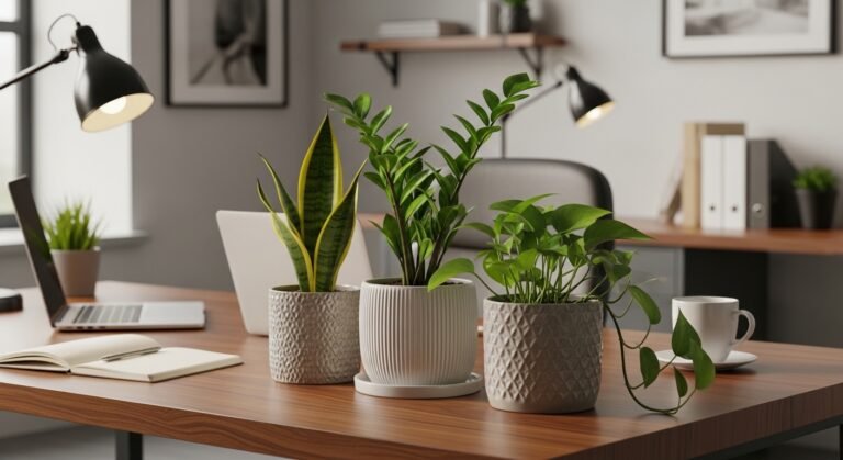 Office-Friendly Low Light Indoor Plants: Boost Your Workspace Mood & Productivity