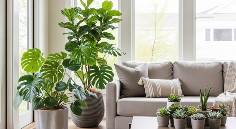 Indoor Plants for Living Room Decor: 12 Ideas to Transform Your Space