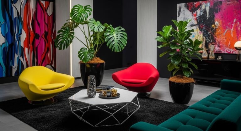 Avant-Garde Indoor Plants Decor Living Room Ideas: Creative Ways to Elevate Your Space