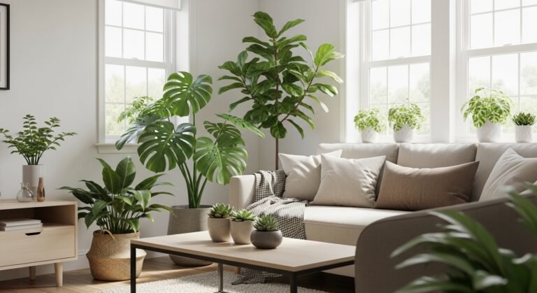 Indoor Plants Decor Living Room Ideas Apartment: Transform Your Space with Greenery