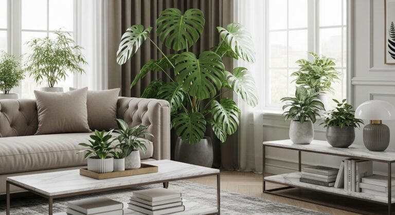Indoor Plants Decor Living Room Elegant: 12 Stylish Ideas to Elevate Your Space