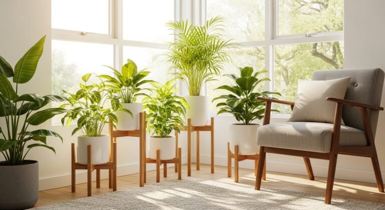 Indoor Plants Decor Living Room Corner: 12 Stylish Ideas to Transform Your Space