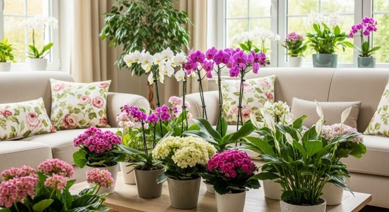 Indoor Plants Decor Living Room Flowers: Fresh, Stylish & Natural Ideas for Your Space