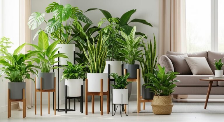 Indoor Plants Decor Living Room Stand: Stylish Ideas to Elevate Your Space