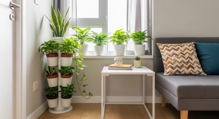 Indoor Plants Decor Ideas for Small Spaces: Stylish & Space-Saving Green Inspirations