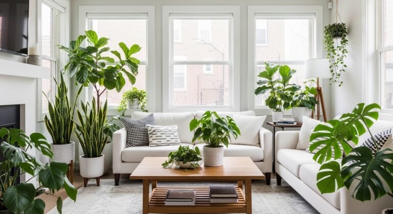 Indoor Plants Decor Living Room USA: 12 Stylish Ideas to Transform Your Space