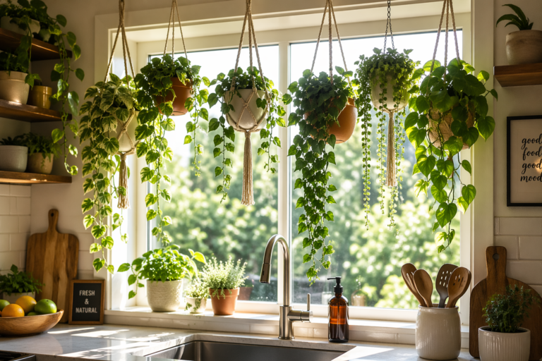 Hanging Plants Indoor Kitchen Window: Stylish Ideas to Refresh Your Space