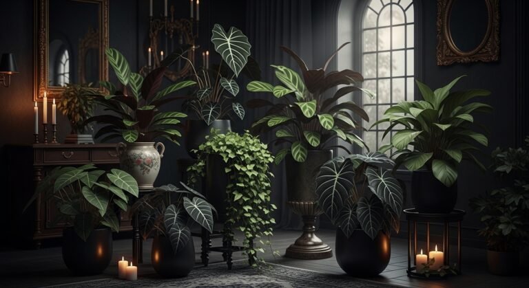 Gothic Indoor Plants: A Dark, Elegant, and Mysterious Home Aesthetic