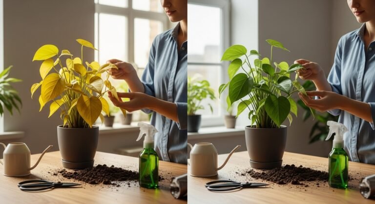 How to Fix Yellowing Indoor Plants: Complete Care Guide for Healthy Green Growth
