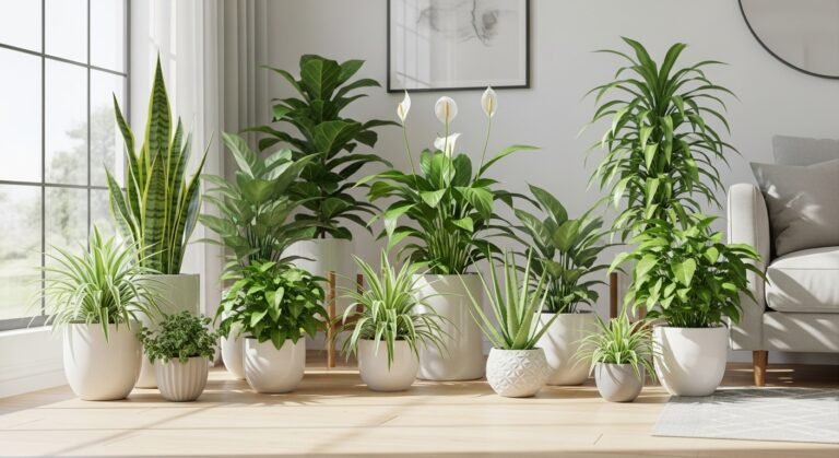 Air Purifying Indoor Plants with Names: Best Natural Ways to Clean Your Home Air
