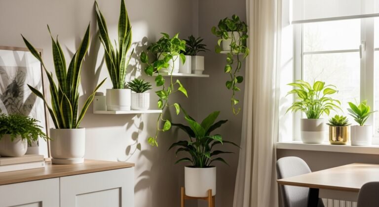 Indoor Plants Decor Small Space: 12 Creative Ideas to Transform Compact Homes