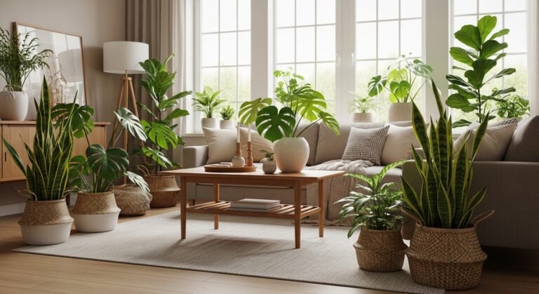 Plants Indoor Design Living Room: Transform Your Space with Stylish Greenery