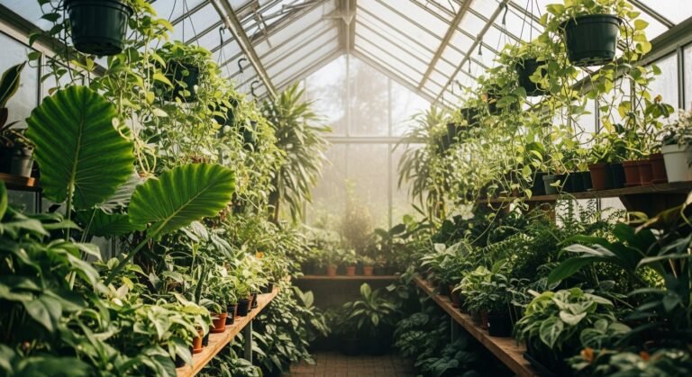 Lush Indoor Greenhouse with Plants: Create a Vibrant Green Sanctuary at Home