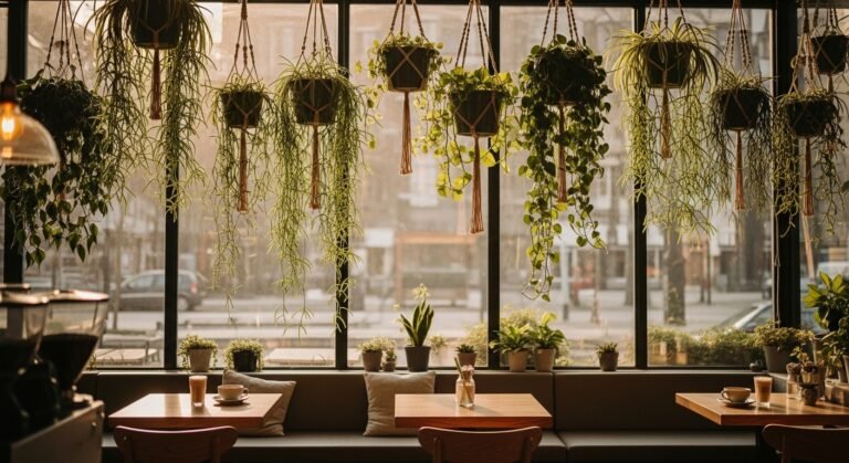 Indoor Hanging Plants in Cafe: A Complete Guide to Aesthetic and Green Café Styling