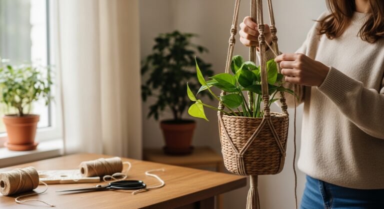 How to Make a Hanging Basket for Indoor Plants: A Complete Step-by-Step Guide