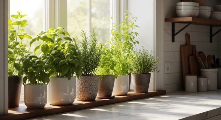 Kitchen Window Plants Ideas Indoor Herbs