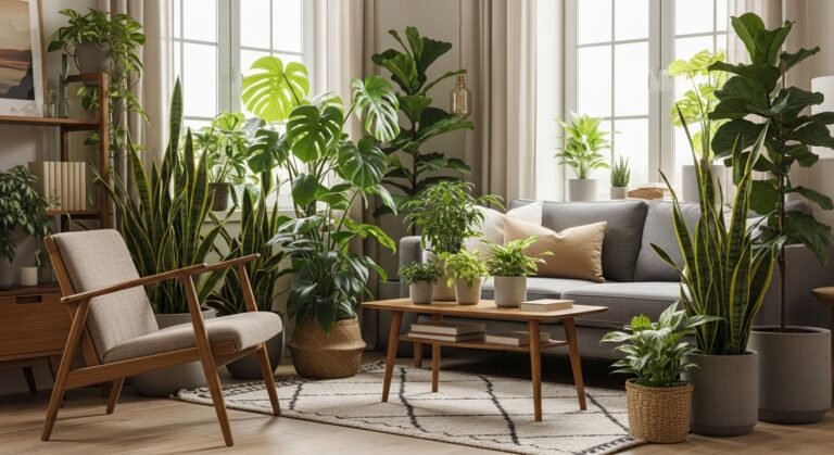 Pot Plants Indoor Living Rooms: Stylish Ideas to Transform Your Space Naturally