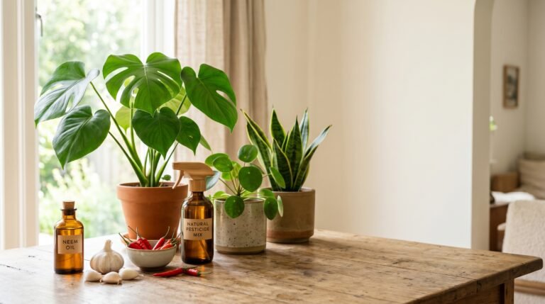 Natural Pesticides for Indoor Plants: Safe and Effective Solutions for a Healthy Home